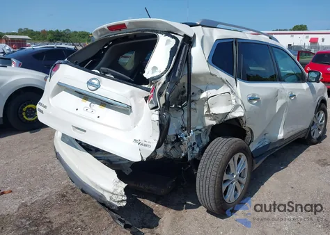 2016 Nissan Rogue Sv из США, поврежденный, VIN KNMAT2MV0GP664281